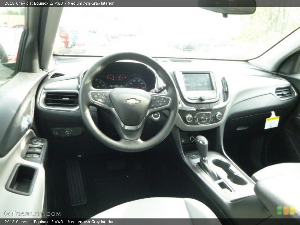 Medium Ash Gray Interior Front Seat for the 2018 Chevrolet Equinox LS AWD #120135065