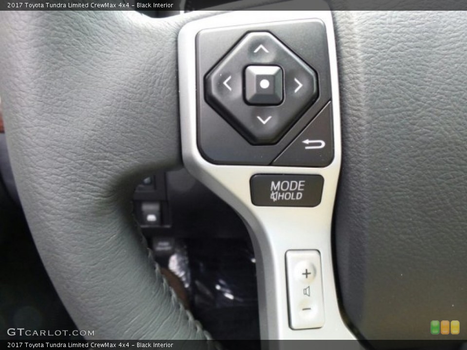 Black Interior Controls for the 2017 Toyota Tundra Limited CrewMax 4x4 #120142004