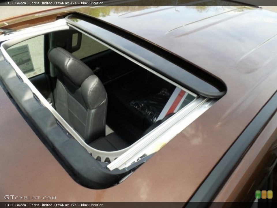 Black Interior Sunroof for the 2017 Toyota Tundra Limited CrewMax 4x4 #120142202