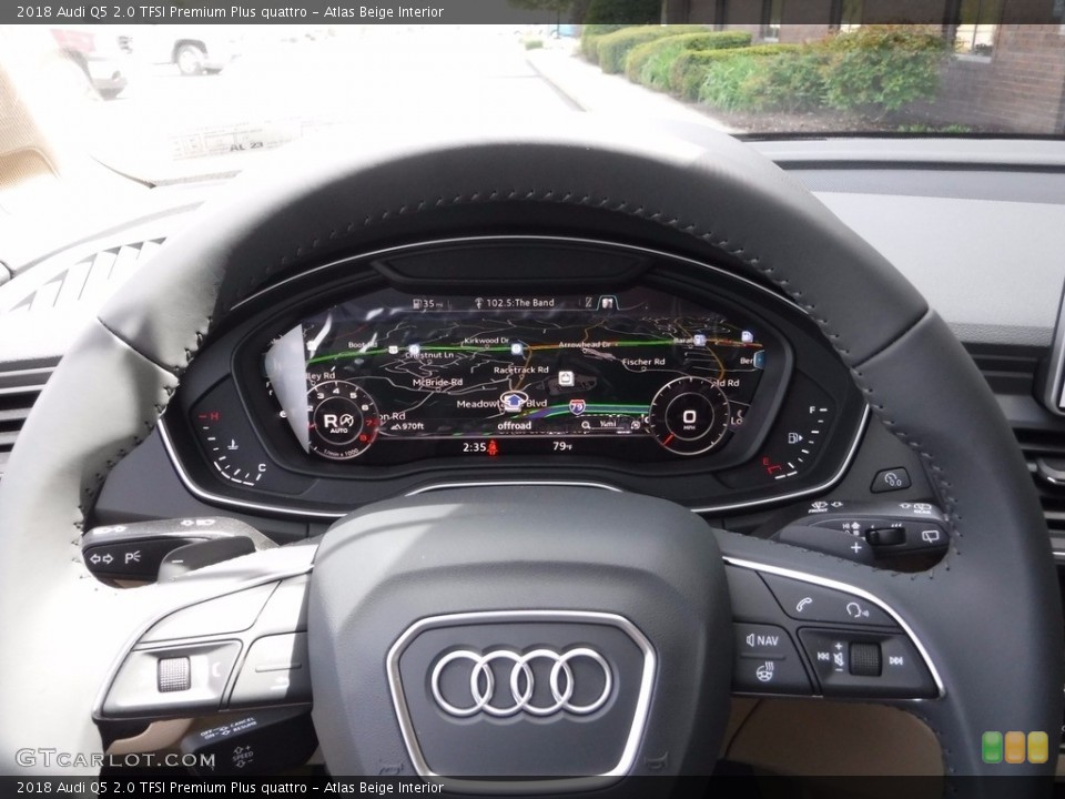 Atlas Beige Interior Navigation for the 2018 Audi Q5 2.0 TFSI Premium Plus quattro #120142229