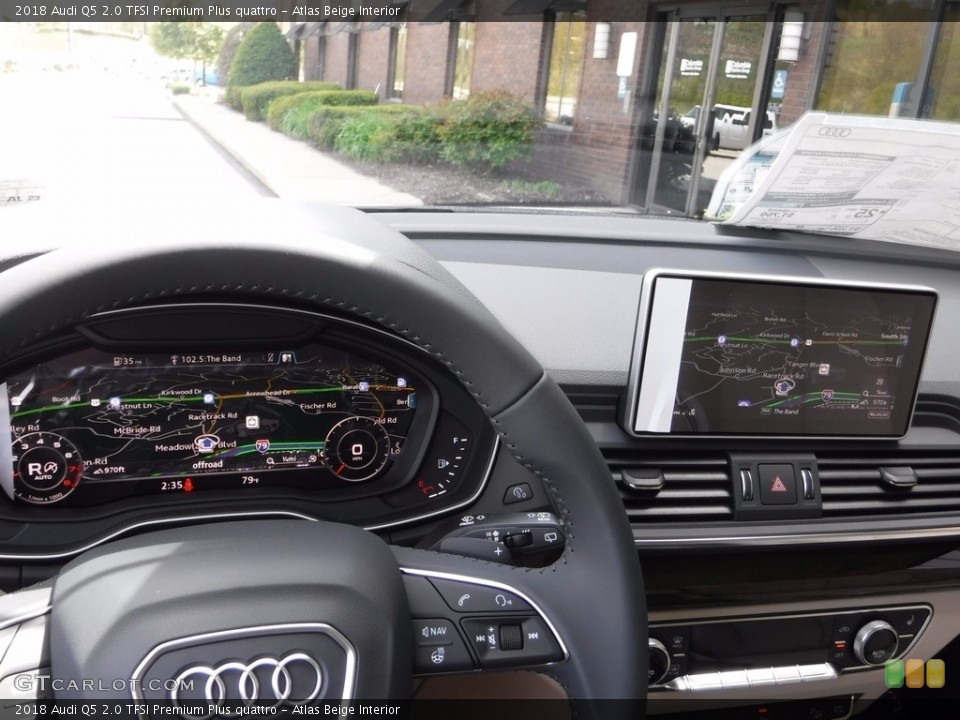 Atlas Beige Interior Controls for the 2018 Audi Q5 2.0 TFSI Premium Plus quattro #120142277
