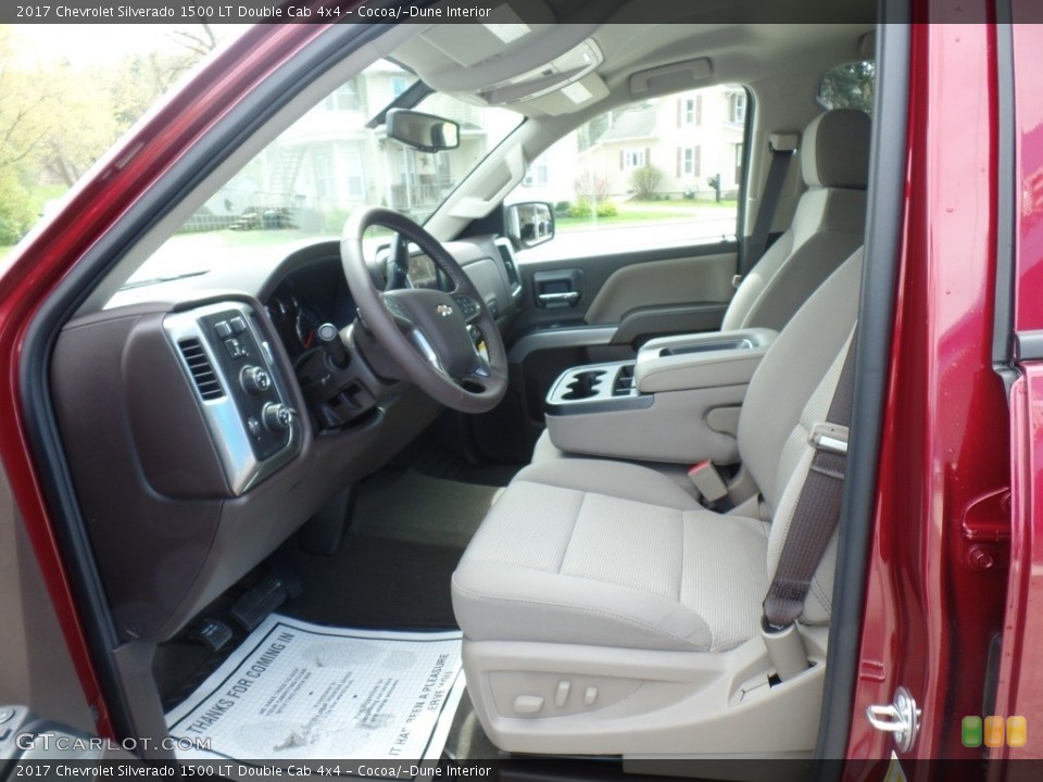Cocoa/­Dune Interior Photo for the 2017 Chevrolet Silverado 1500 LT Double Cab 4x4 #120142979
