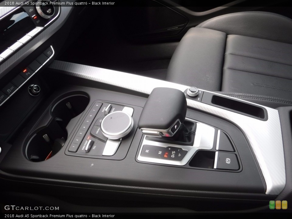 Black Interior Transmission for the 2018 Audi A5 Sportback Premium Plus quattro #120144629