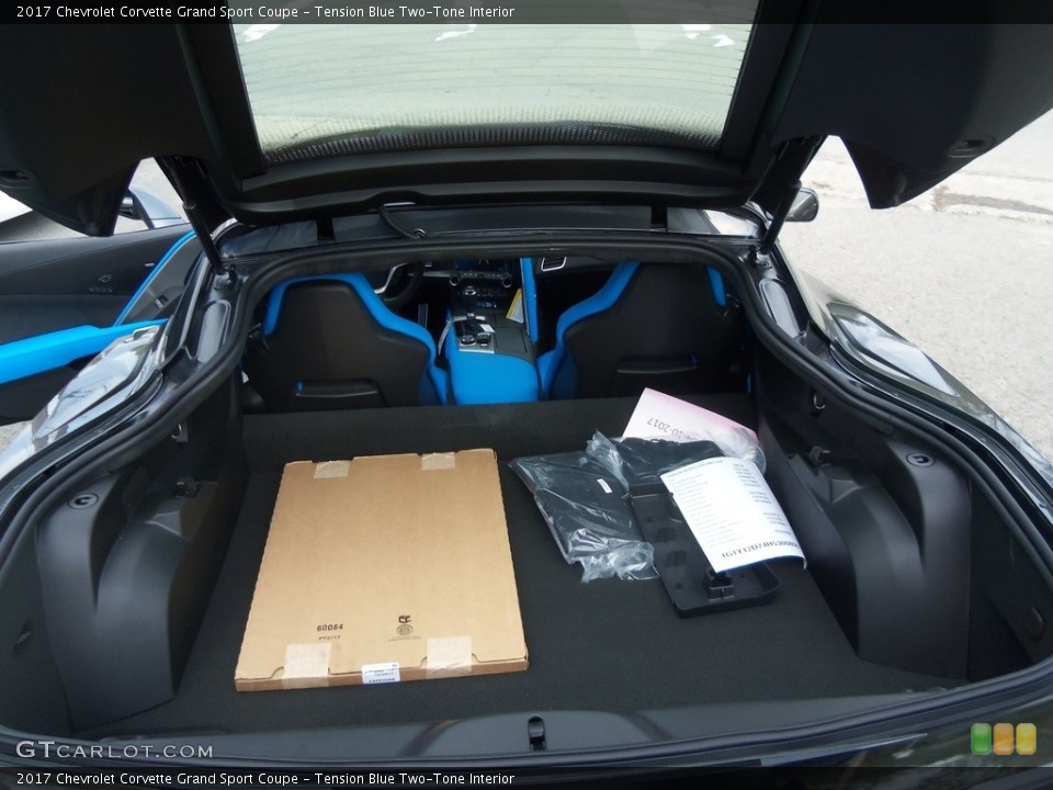 Tension Blue Two-Tone Interior Trunk for the 2017 Chevrolet Corvette Grand Sport Coupe #120147371