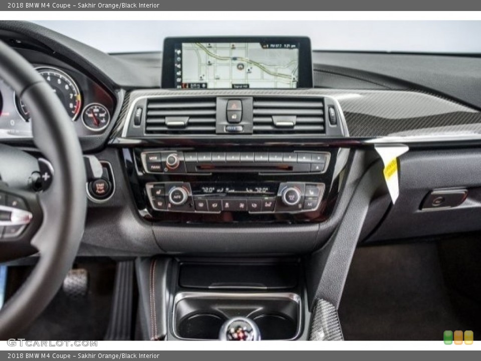 Sakhir Orange/Black Interior Controls for the 2018 BMW M4 Coupe #120148625