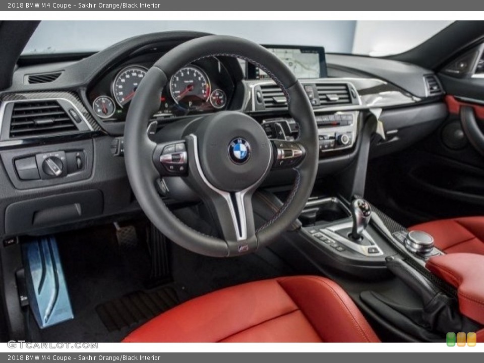 Sakhir Orange/Black Interior Dashboard for the 2018 BMW M4 Coupe #120148646