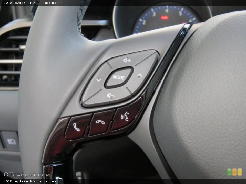 Black Interior Controls for the 2018 Toyota C-HR XLE #120151652