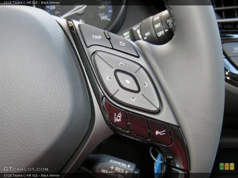 Black Interior Controls for the 2018 Toyota C-HR XLE #120151667
