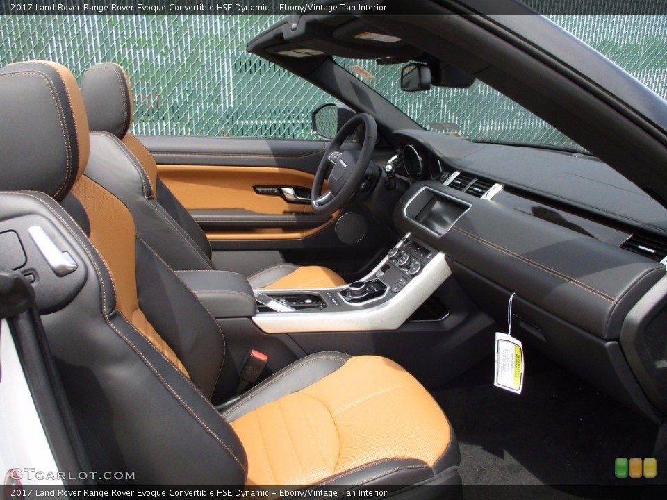 Ebony/Vintage Tan Interior Photo for the 2017 Land Rover Range Rover Evoque Convertible HSE Dynamic #120159065
