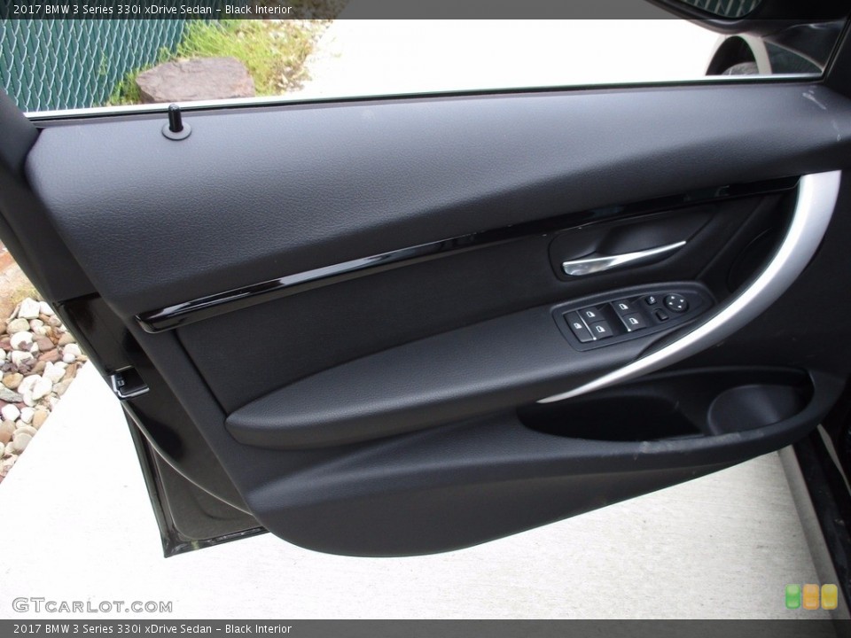Black Interior Door Panel for the 2017 BMW 3 Series 330i xDrive Sedan #120161567