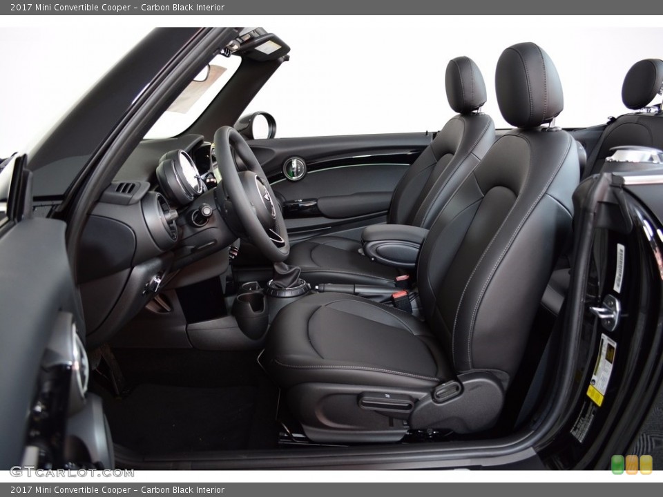 Carbon Black Interior Front Seat for the 2017 Mini Convertible Cooper #120166163