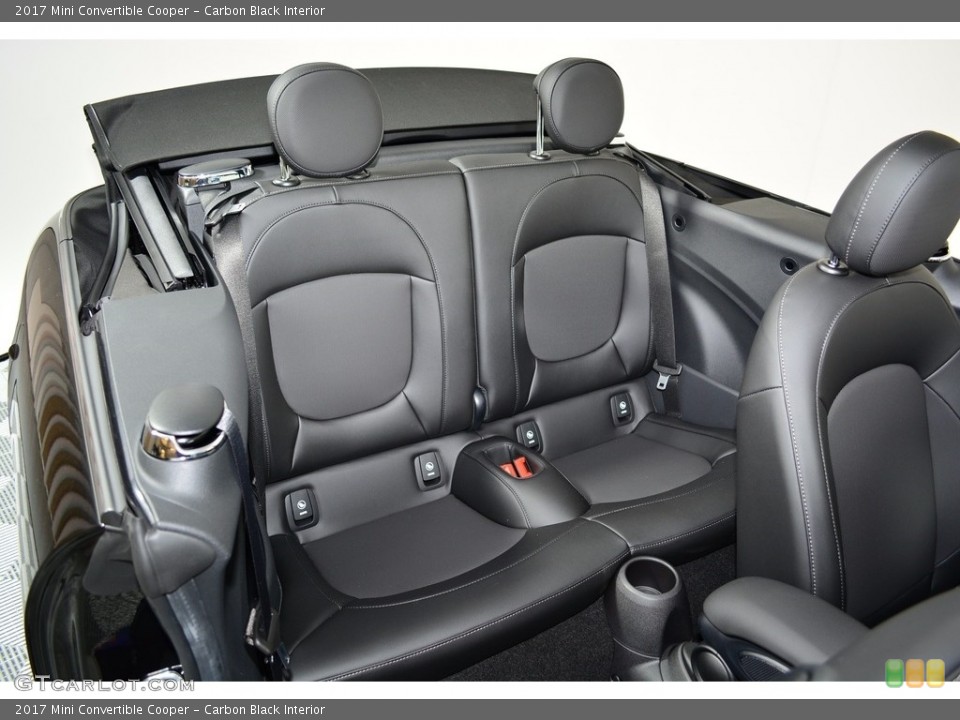 Carbon Black Interior Rear Seat for the 2017 Mini Convertible Cooper #120166205