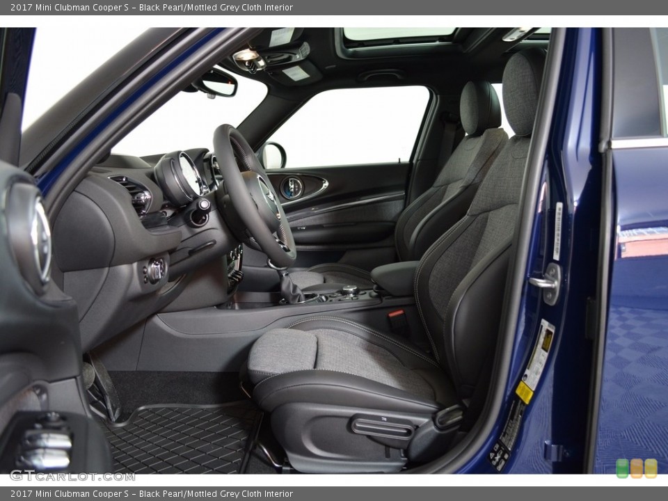 Black Pearl/Mottled Grey Cloth Interior Front Seat for the 2017 Mini Clubman Cooper S #120167054