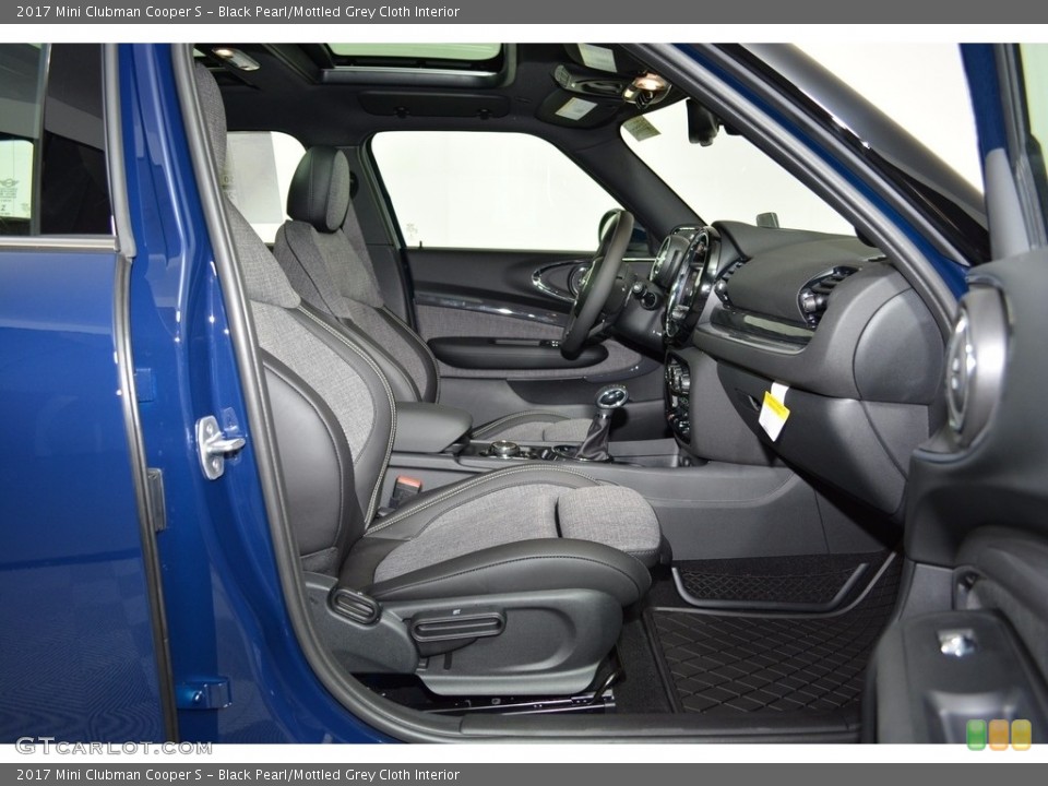 Black Pearl/Mottled Grey Cloth Interior Front Seat for the 2017 Mini Clubman Cooper S #120167102