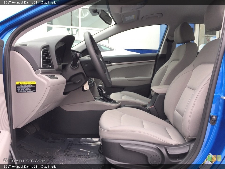 Gray Interior Front Seat for the 2017 Hyundai Elantra SE #120168956