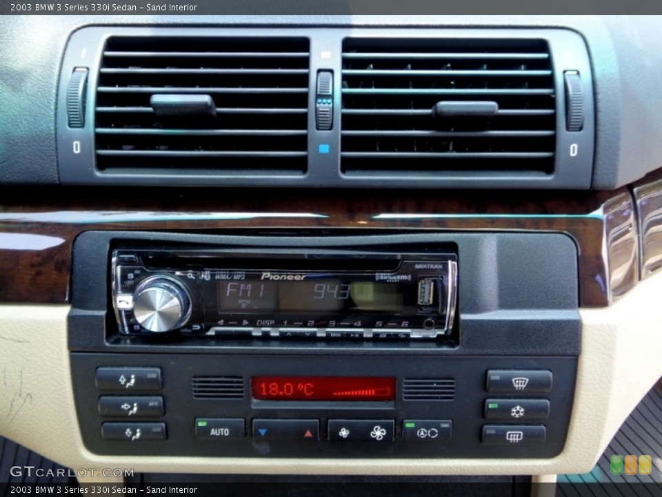 Sand Interior Audio System for the 2003 BMW 3 Series 330i Sedan #120176093