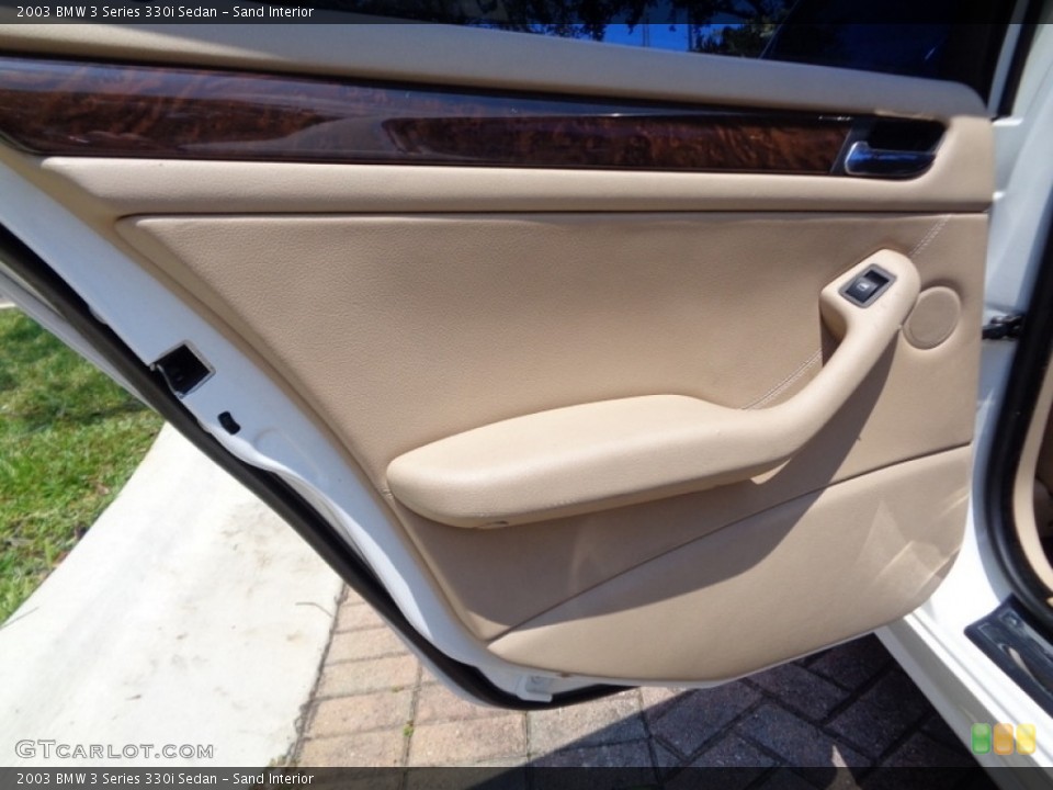 Sand Interior Door Panel for the 2003 BMW 3 Series 330i Sedan #120176999