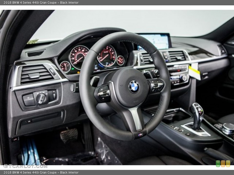 Black Interior Steering Wheel for the 2018 BMW 4 Series 440i Gran Coupe #120184698