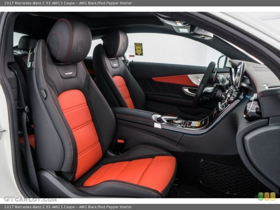 AMG Black/Red Pepper Interior Photo for the 2017 Mercedes-Benz C 63 AMG S Coupe #120186423
