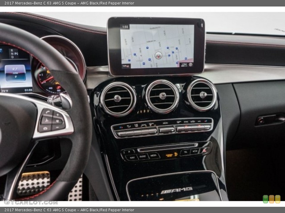 AMG Black/Red Pepper Interior Controls for the 2017 Mercedes-Benz C 63 AMG S Coupe #120186543
