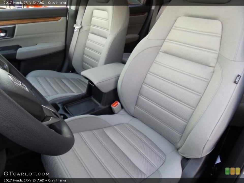 Gray Interior Front Seat for the 2017 Honda CR-V EX AWD #120188265