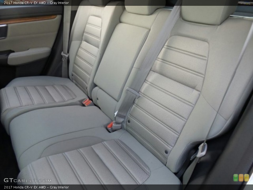 Gray Interior Rear Seat for the 2017 Honda CR-V EX AWD #120188283