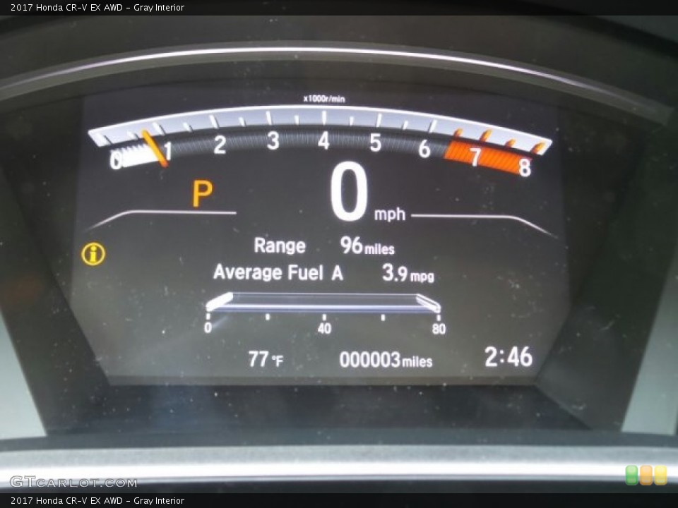 Gray Interior Gauges for the 2017 Honda CR-V EX AWD #120188388