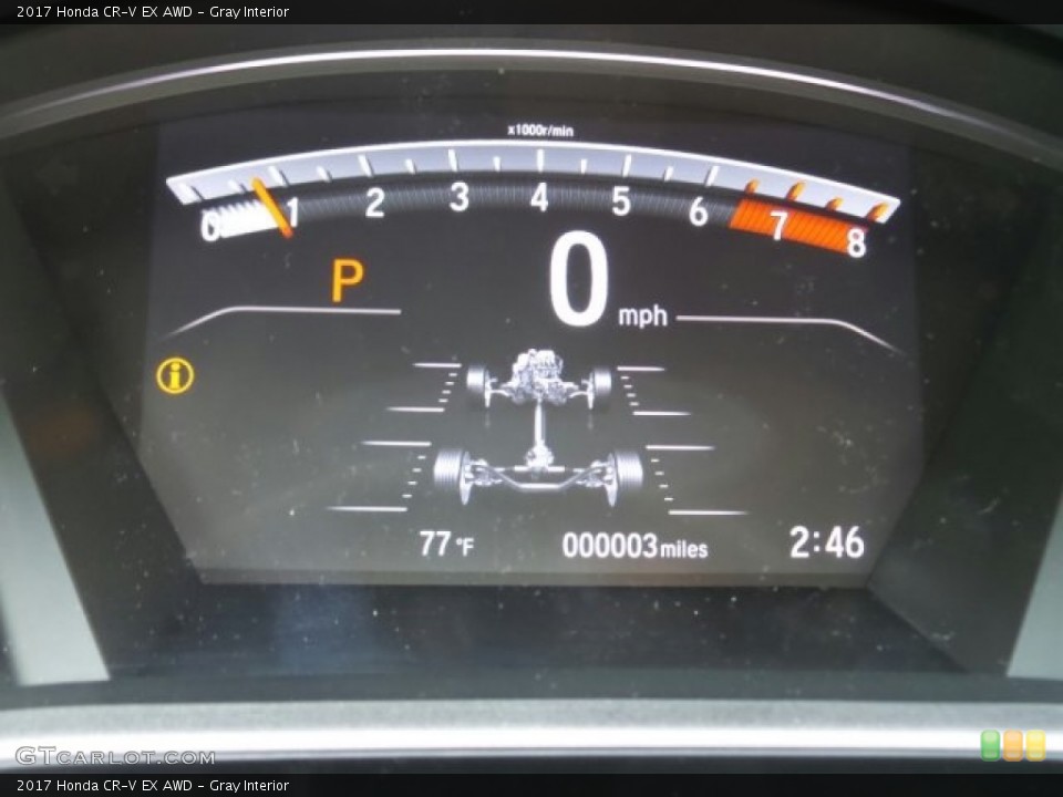Gray Interior Controls for the 2017 Honda CR-V EX AWD #120188421