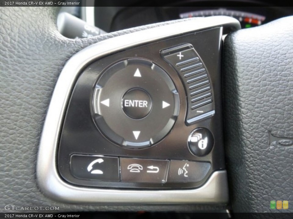 Gray Interior Controls for the 2017 Honda CR-V EX AWD #120188475