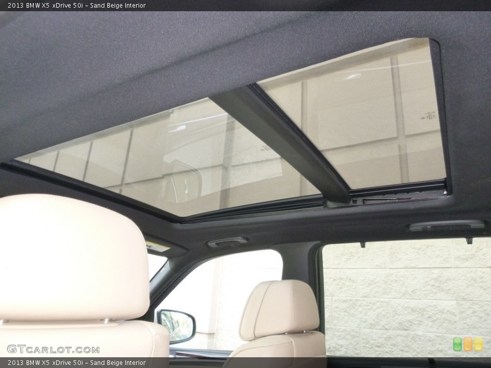 Sand Beige Interior Sunroof for the 2013 BMW X5 xDrive 50i #120191344