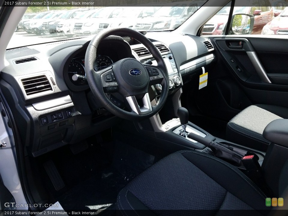 Black Interior Photo for the 2017 Subaru Forester 2.5i Premium #120203606