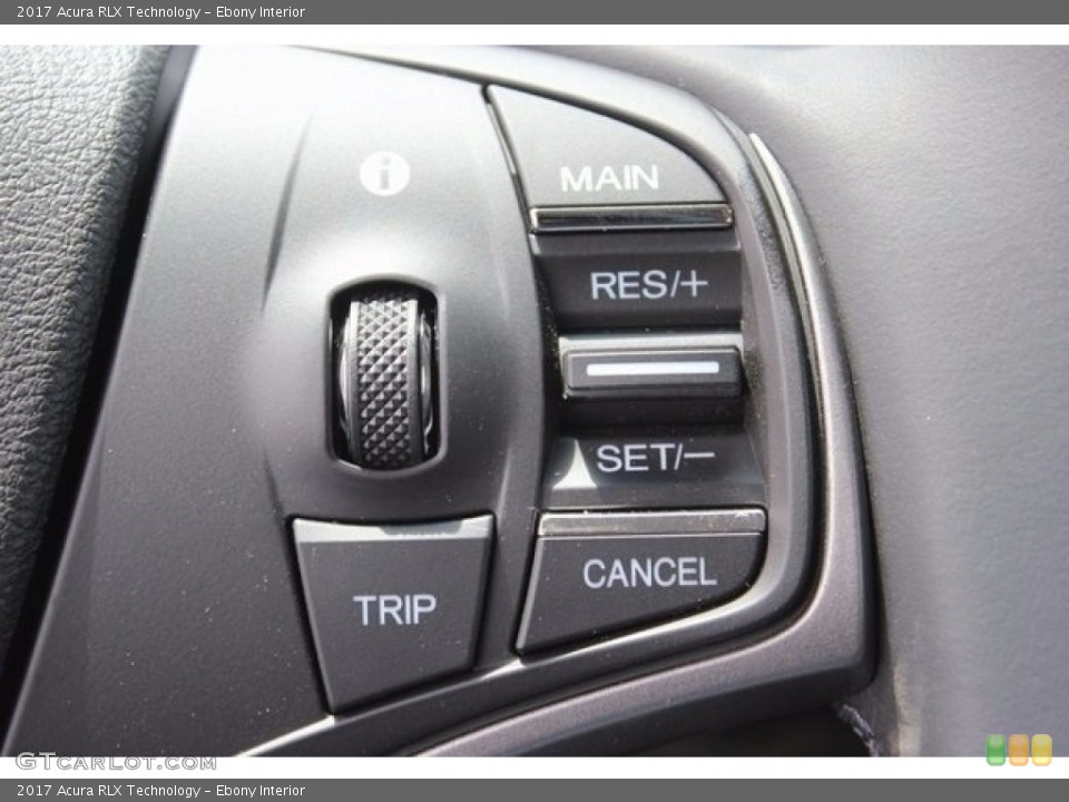 Ebony Interior Controls for the 2017 Acura RLX Technology #120209129