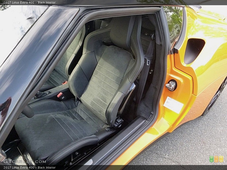 Black Interior Front Seat for the 2017 Lotus Evora 400 #120209180