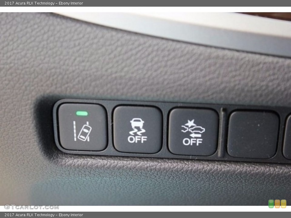 Ebony Interior Controls for the 2017 Acura RLX Technology #120209186