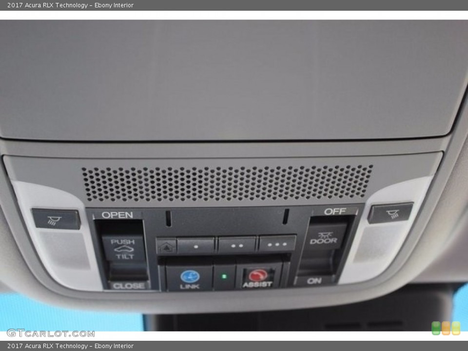 Ebony Interior Controls for the 2017 Acura RLX Technology #120209255
