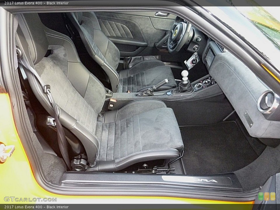 Black Interior Front Seat for the 2017 Lotus Evora 400 #120209282