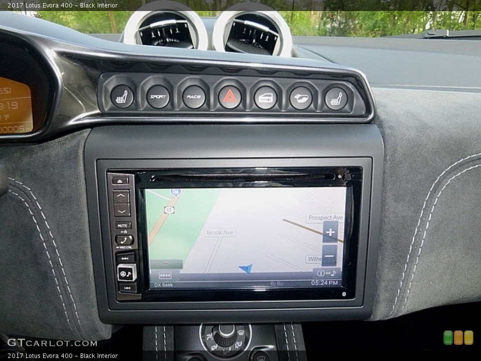 Black Interior Navigation for the 2017 Lotus Evora 400 #120209429