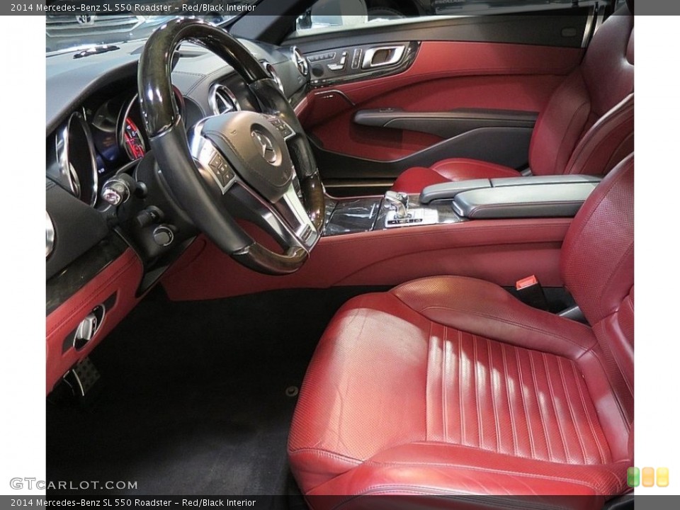 Red/Black Interior Front Seat for the 2014 Mercedes-Benz SL 550 Roadster #120211478