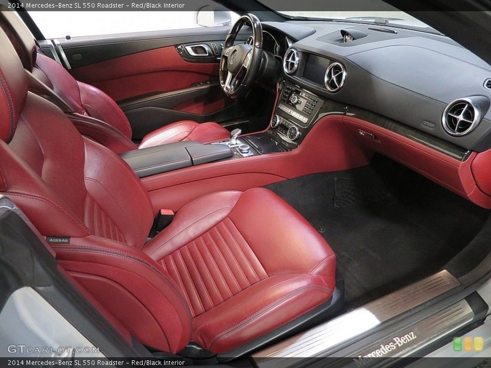 Red/Black 2014 Mercedes-Benz SL Interiors