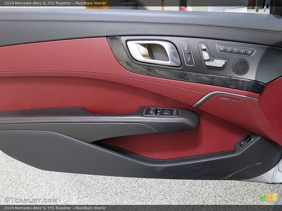 Red/Black Interior Door Panel for the 2014 Mercedes-Benz SL 550 Roadster #120211519