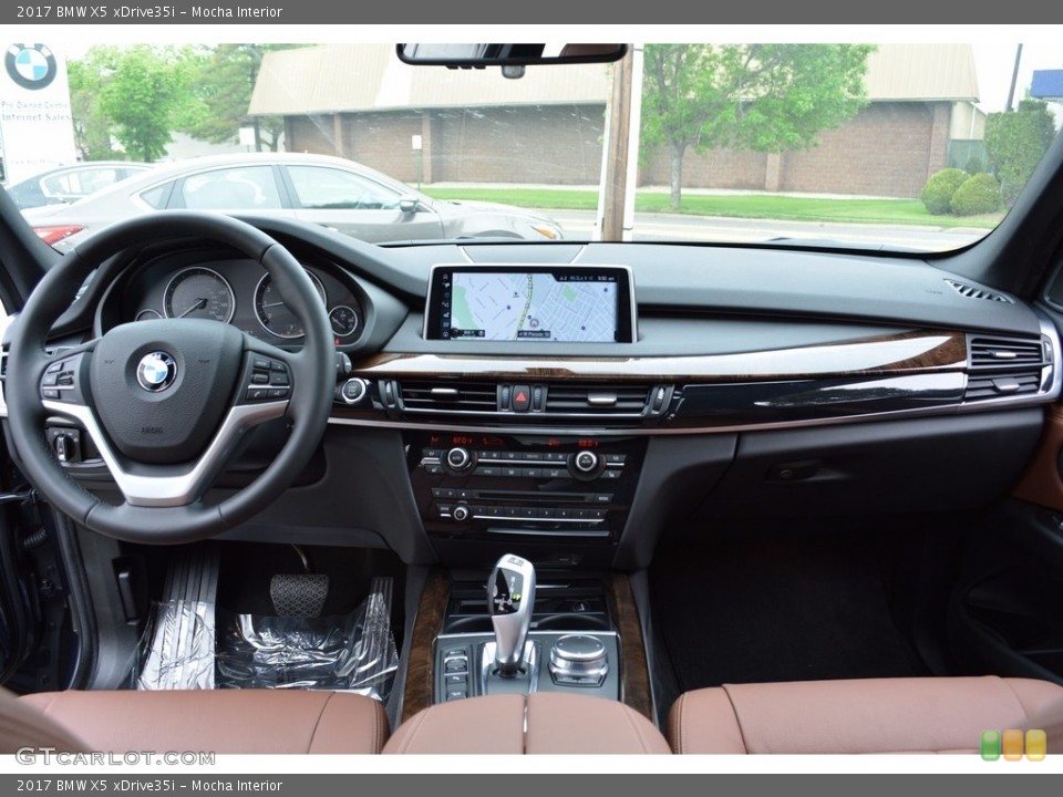 Mocha Interior Dashboard for the 2017 BMW X5 xDrive35i #120212819