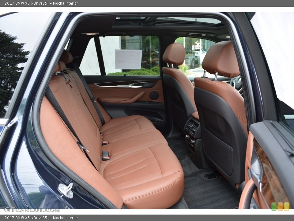 Mocha Interior Rear Seat for the 2017 BMW X5 xDrive35i #120213035