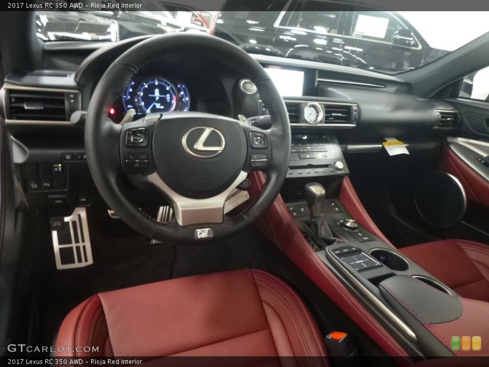 Rioja Red Interior Dashboard for the 2017 Lexus RC 350 AWD #120215834