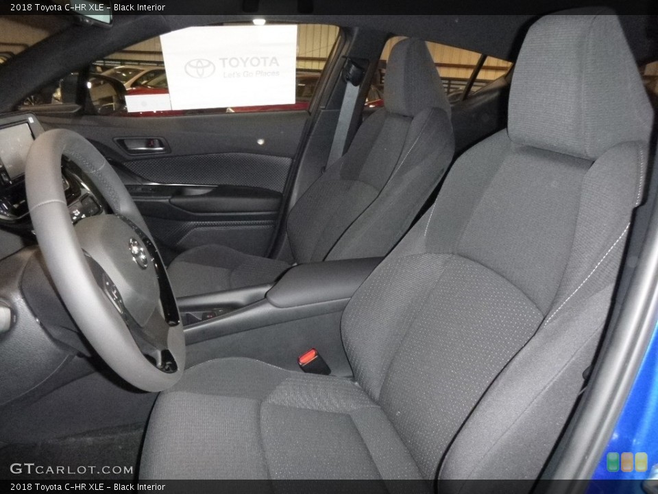 Black Interior Front Seat for the 2018 Toyota C-HR XLE #120219903