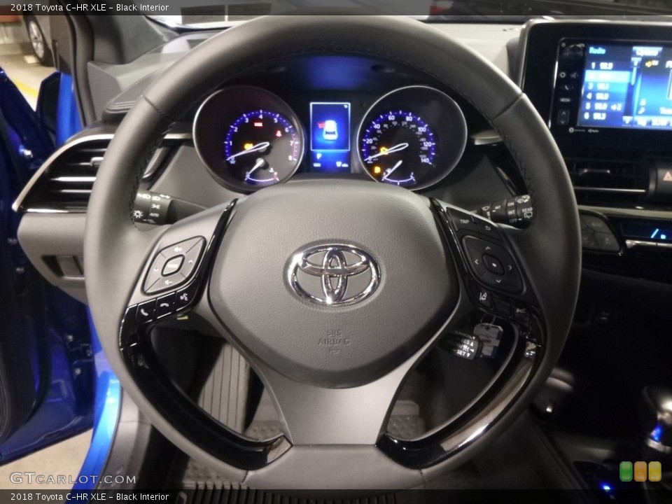 Black Interior Steering Wheel for the 2018 Toyota C-HR XLE #120220151