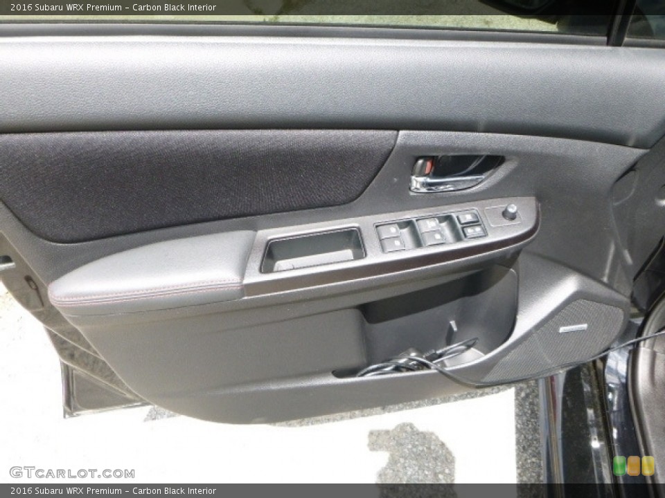 Carbon Black Interior Door Panel for the 2016 Subaru WRX Premium #120221049