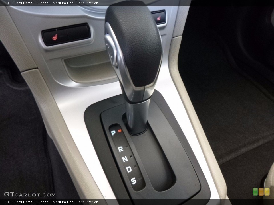 Medium Light Stone Interior Transmission for the 2017 Ford Fiesta SE Sedan #120224762