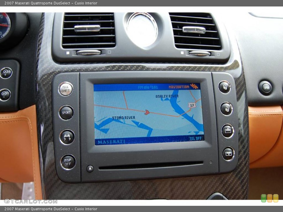 Cuoio Interior Navigation for the 2007 Maserati Quattroporte DuoSelect #12022689