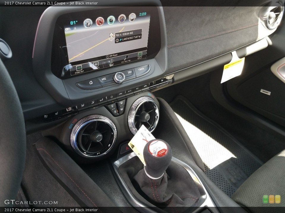 Jet Black Interior Controls for the 2017 Chevrolet Camaro ZL1 Coupe #120236145