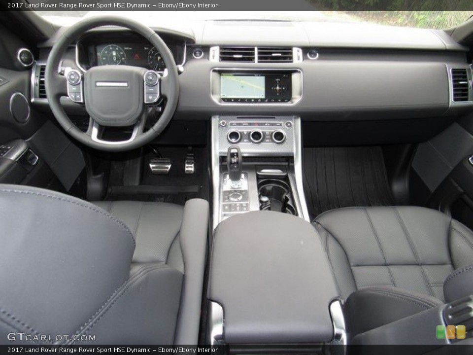 Ebony/Ebony Interior Dashboard for the 2017 Land Rover Range Rover Sport HSE Dynamic #120237129
